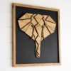 Tableau en bois : Eléphant – Image 2